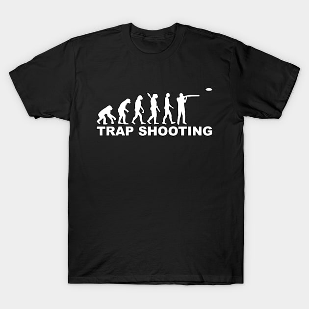 Trap shooting evolution T-Shirt by Designzz